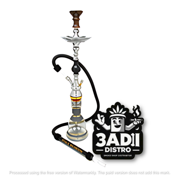 Image from Digoods Sept 2024 2 Khalil Mamoon Short Single Pear 31in. Hookah