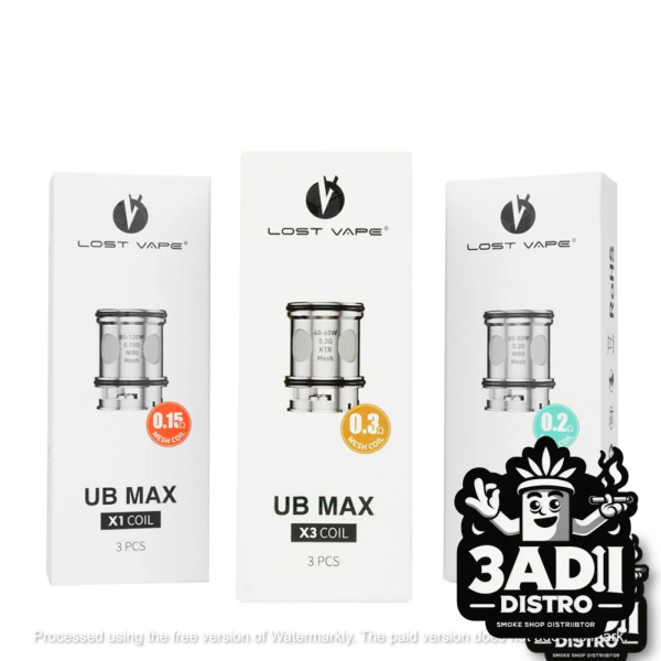 Untitled Sept 6 2023 Lost Vape UB Max Replacement Coils *Pack of 3*