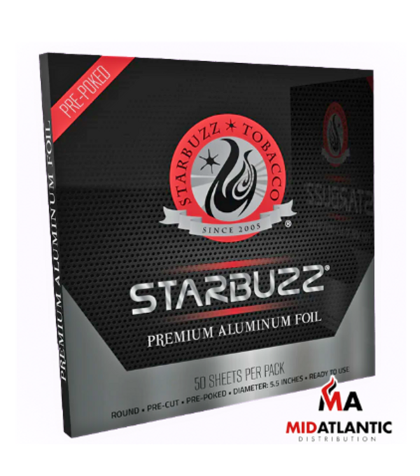 image 27027.1699546350 Starbuzz Pre-Poked Premium Round Hookah Foils *Sold As Single Booklets*