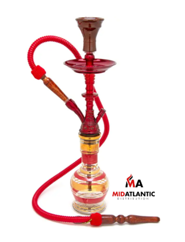 image 40520.1699550321 Khalil Mamoon Mini Beast Single Hose 23in. Hookah