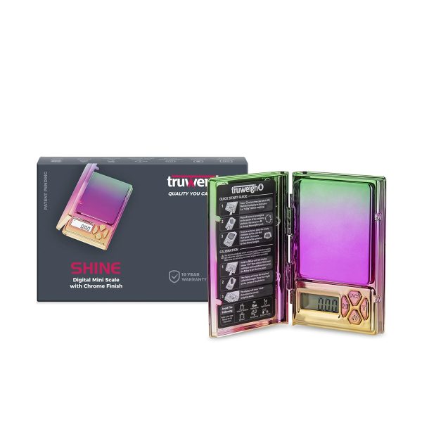rainbow 3 Truweigh Shine Digital Mini Scale (100g x 0.01g)