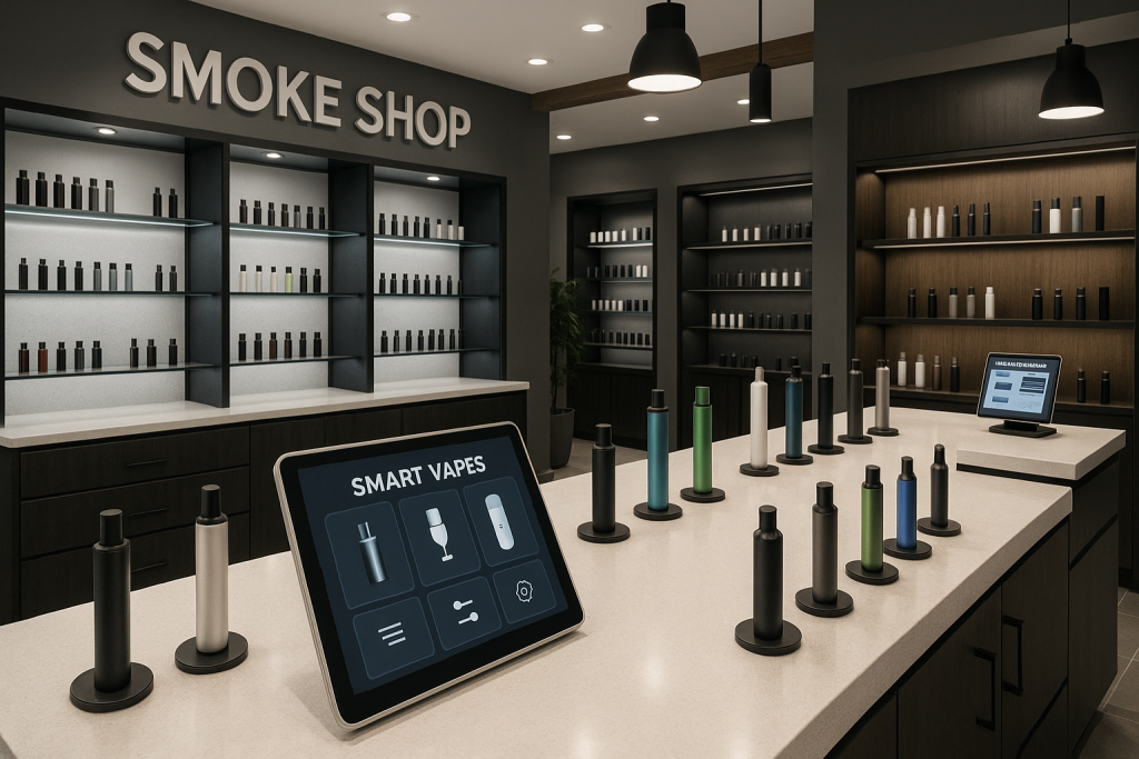 ChatGPT Image 10 jul 2025 11 55 15 a.m "Vaping Technology: How Innovations Are Shaping the Future of Smoke Shops"