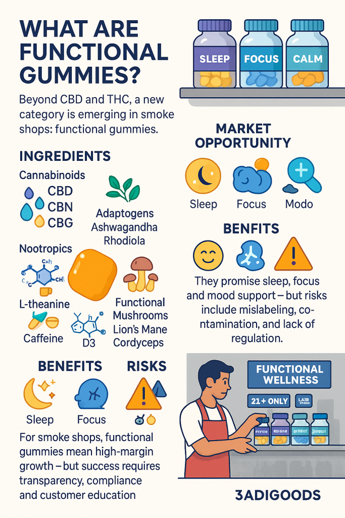 The Rise of Functional Gummies in Smoke Shops: Beyond CBD and THC ChatGPT Image 29 sept 2025 10 33 36 a.m The Rise of Functional Gummies in Smoke Shops: Beyond CBD and THC