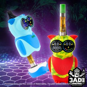 Ooze Hoot 650mAh Dual 510 Connection Cartridge Device w/ 2 Digital Screens *Sold As Singles*