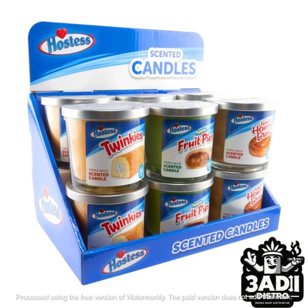 Hostess Edition2 15010 1 Sweet Tooth 14oz. Triple Wick Candles Counter Top Display *Fully Stocked w/ 9 Candles*