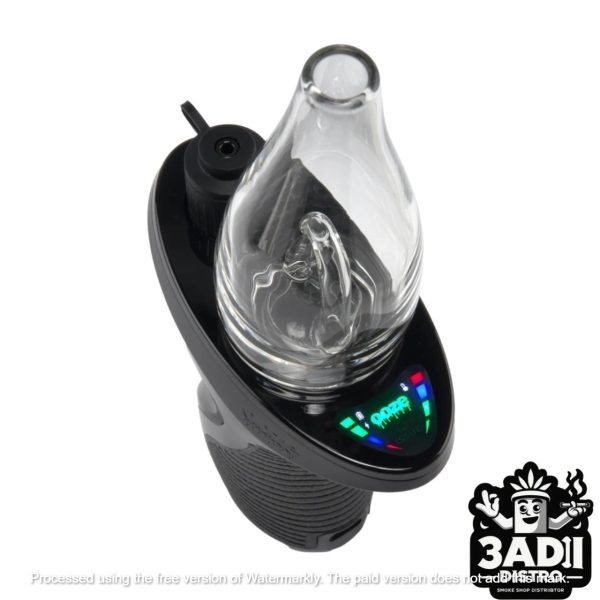 OOZ 1412 BLK ScreenOn 14648 1 Ooze Trigger Max Concentrate Bubbler & E-Vaporizer Kit w/ Travel Case