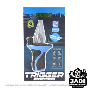 OOZ 1412 BLU SP01 43344 1 Ooze Trigger Max Concentrate Bubbler & E-Vaporizer Kit w/ Travel Case