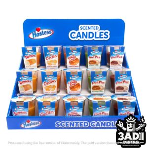 Sweet Tooth 3oz. Tumbler Candles Counter Top Display *Fully Stocked w/ 15 Candles*