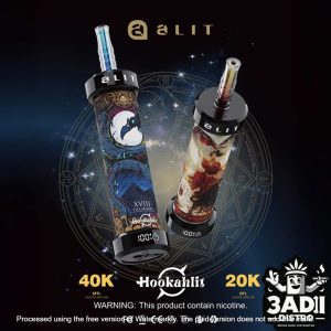 a aLIT Hookahlit 40k Puffs 3mg (3.5%) 40mL Disposables *Display of 5*
