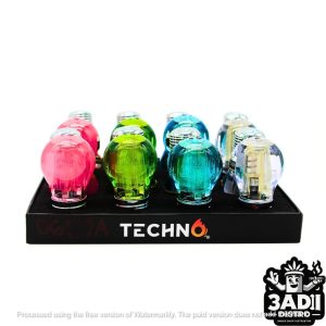 Techno Torch Mini Lightbulb Lighters (Assorted Colors) *Display of 16* [Model# 06117A]