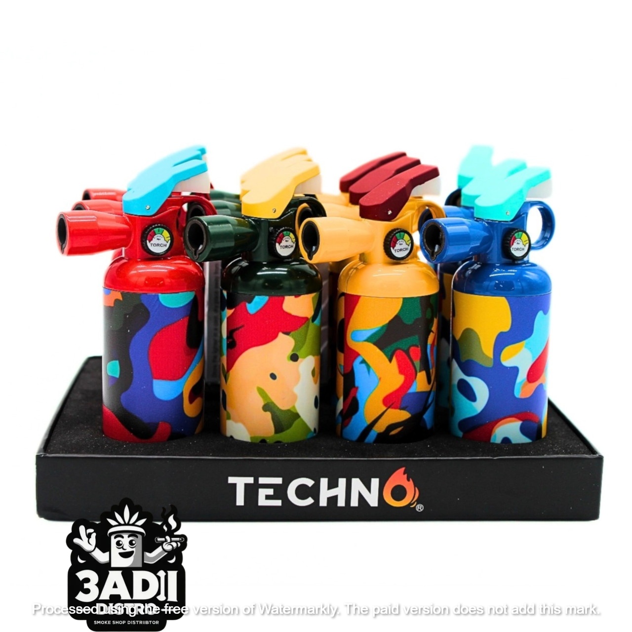 Techno_Torch_3.5in_Fire_Extinguisher_Lighters_Assorted_Colors_Displayof12__89608 (1) Techno Torch 3.5in Fire Extinguisher Lighters Assorted Colors Displayof12 89608 1 Techno Torch 3.5in Fire Extinguisher Lighters (Assorted Colors) *Display of 12*