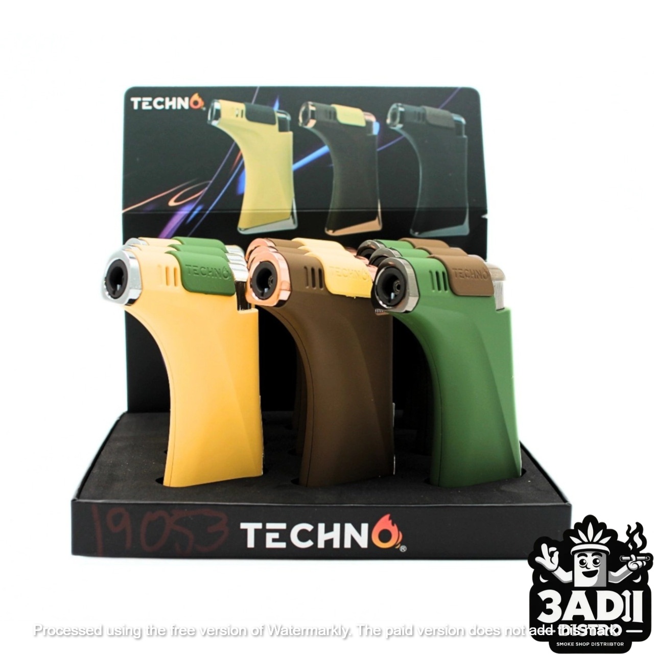 Techno Torch Angle Torches Assorted Colors Display of 9Model19053 64028 1 Techno Torch Angle Torches (Assorted Colors) *Display of 9* [Model#19053]
